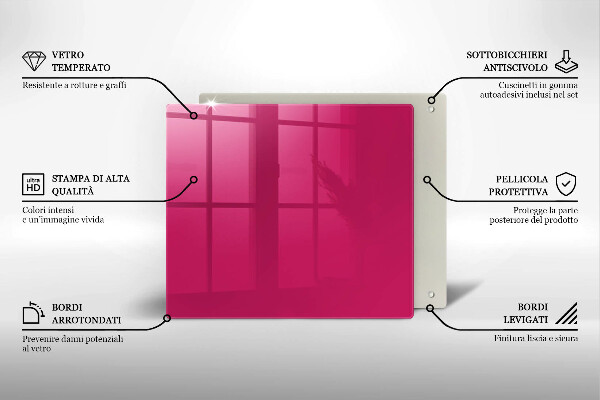 Deska do krojenia Kolor różowy