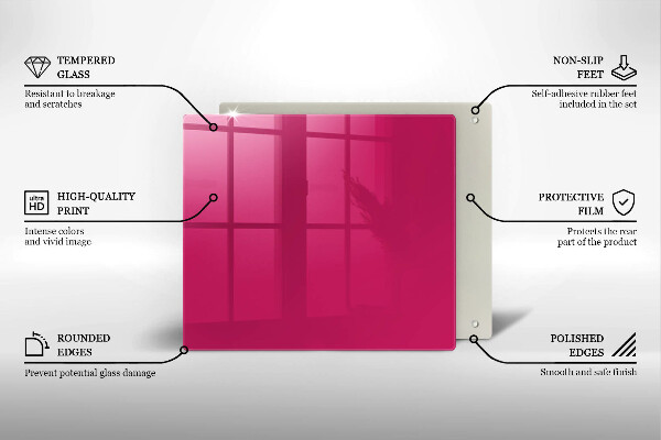 Deska do krojenia Kolor różowy