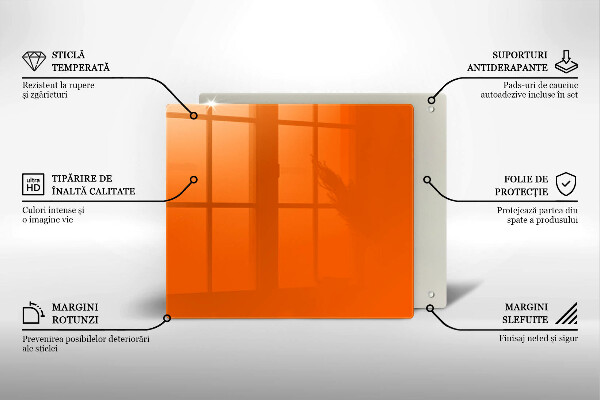Deska do krojenia Kolor pomarańczowy