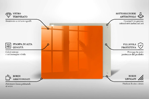 Deska do krojenia Kolor pomarańczowy