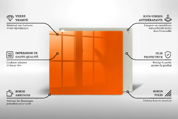 Deska do krojenia Kolor pomarańczowy