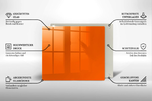 Deska do krojenia Kolor pomarańczowy