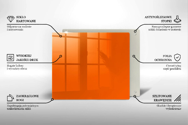 Deska do krojenia Kolor pomarańczowy