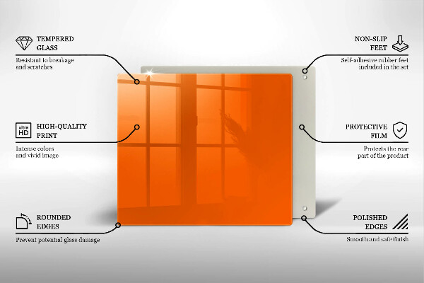 Deska do krojenia Kolor pomarańczowy