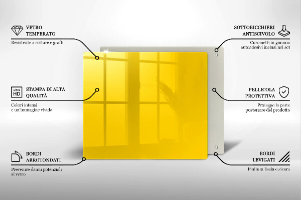Deska do krojenia Kolor żółty