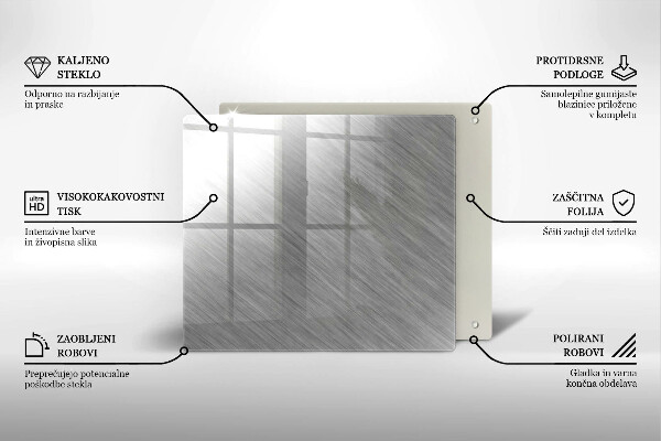 Deska kuchenna Tło tekstura metal