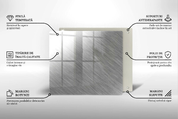 Deska kuchenna Tło tekstura metal