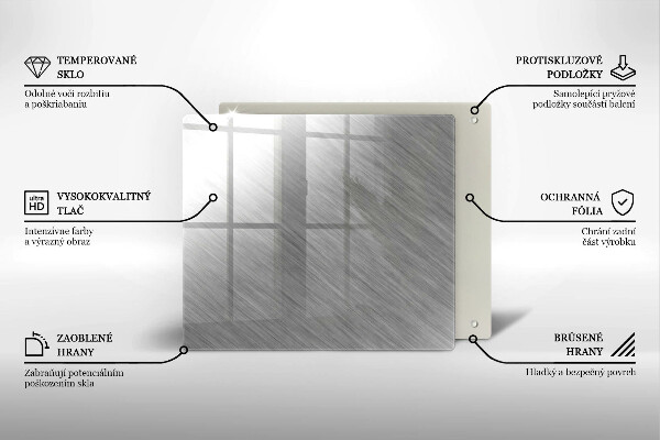 Deska kuchenna Tło tekstura metal