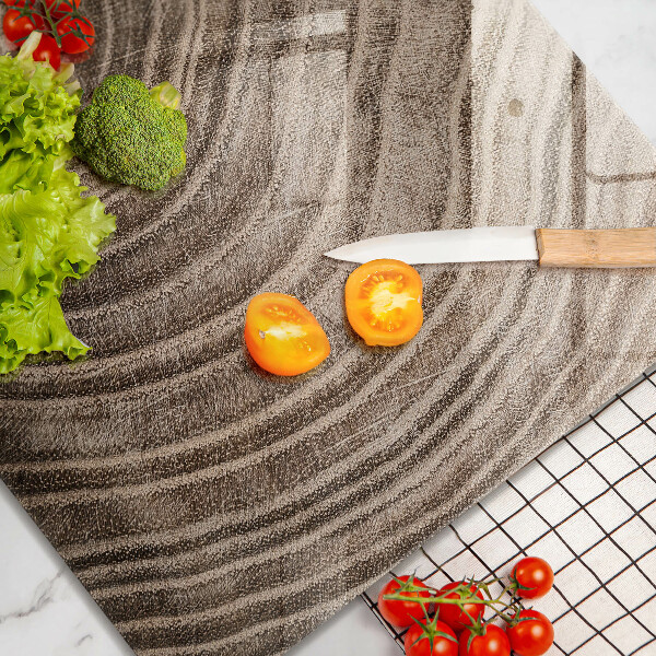 Deska kuchenna Słoje drzewa drewno