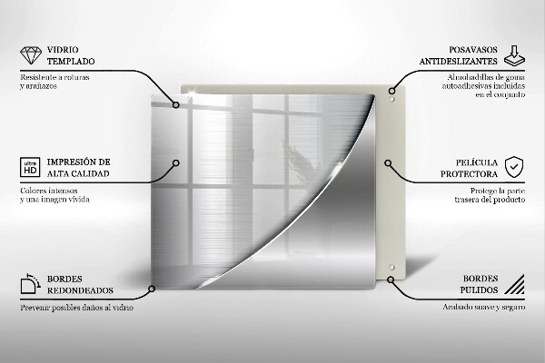Deska kuchenna Metalowe kształty