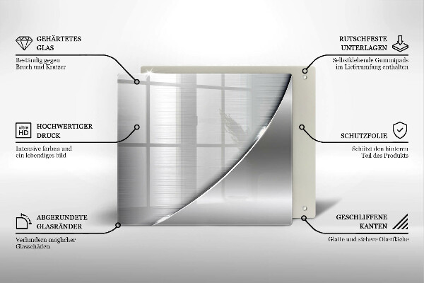 Deska kuchenna Metalowe kształty