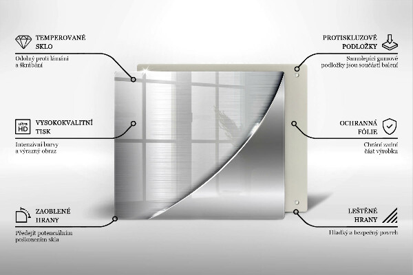 Deska kuchenna Metalowe kształty