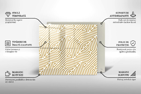 Deska kuchenna Geometryczne linie