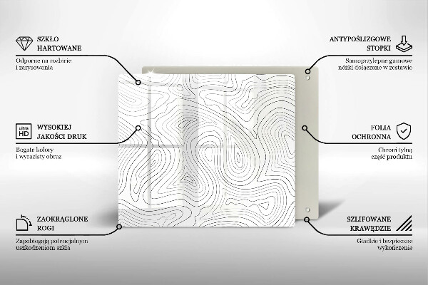 Deska kuchenna Abstrakcja kształty
