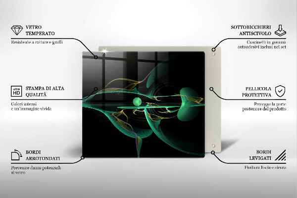 Deska kuchenna Nowoczesna abstrakcja