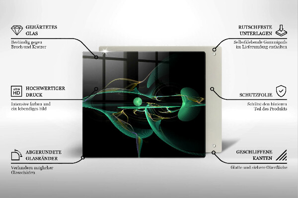 Deska kuchenna Nowoczesna abstrakcja