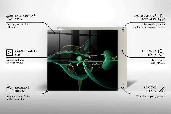 Deska kuchenna Nowoczesna abstrakcja