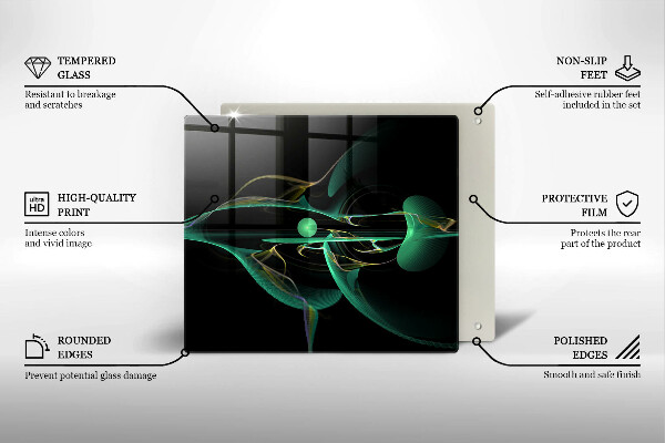 Deska kuchenna Nowoczesna abstrakcja