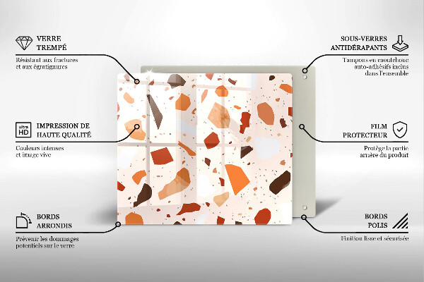 Deska kuchenna Dekoracyjny gres kamień