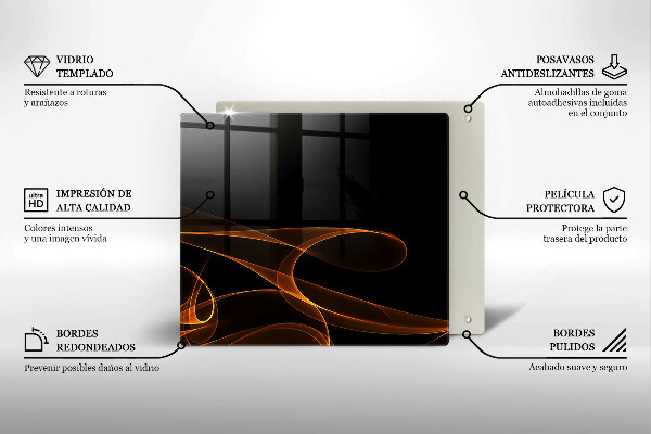 Deska kuchenna Abstrakcyjne linie