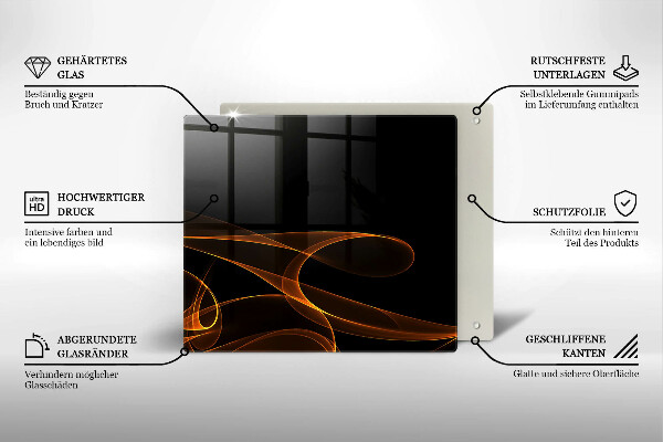 Deska kuchenna Abstrakcyjne linie