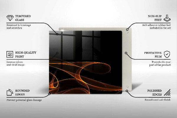 Deska kuchenna Abstrakcyjne linie