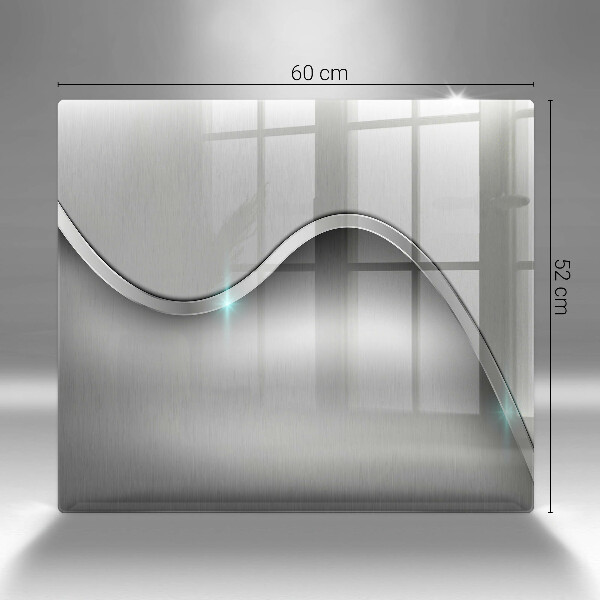 Deska kuchenna Metalowa abstrakcja