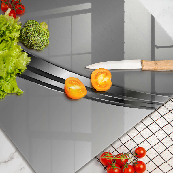 Deska kuchenna Metalowa abstrakcja