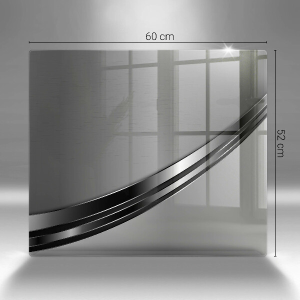 Deska kuchenna Metalowa abstrakcja