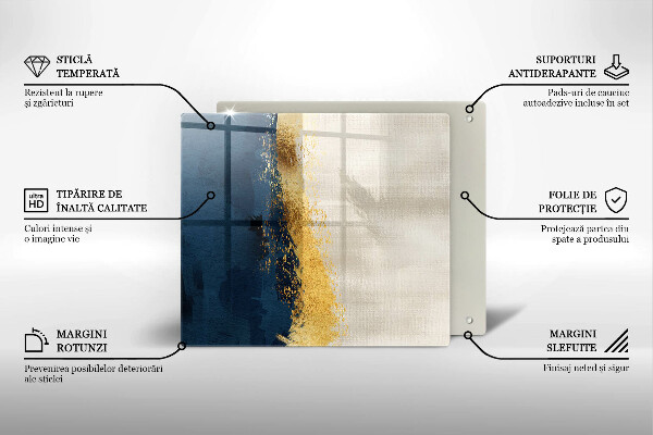 Deska kuchenna Abstrakcja złoto