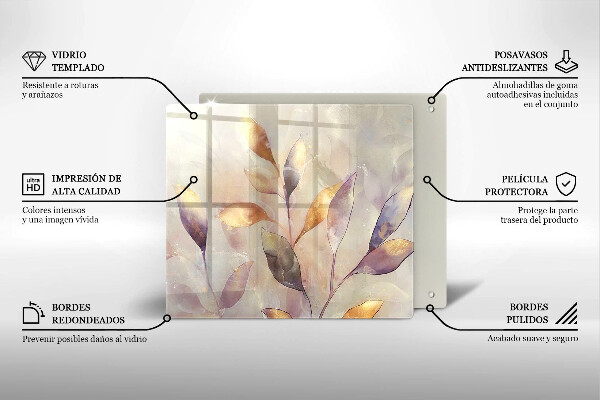 Deska kuchenna Malowane boho liście