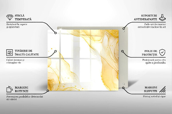 Deska kuchenna Złota abstrakcja