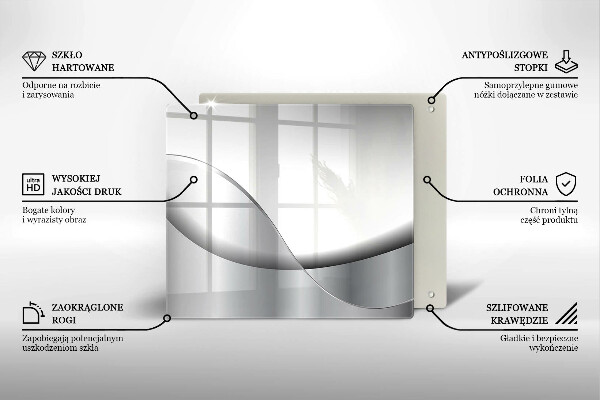 Deska kuchenna Abstrakcja linie design