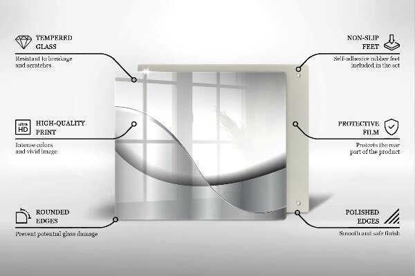Deska kuchenna Abstrakcja linie design