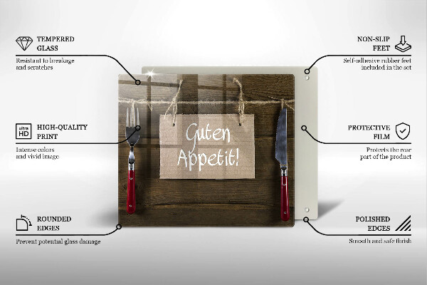 Deska kuchenna Deski napis Guten Apetit