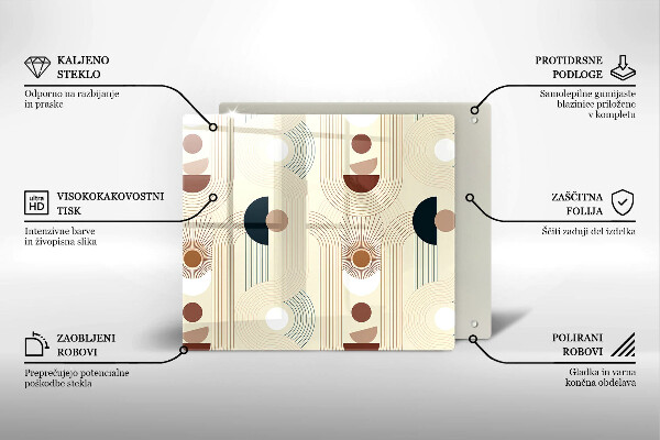 Deska kuchenna Geometria boho kształty