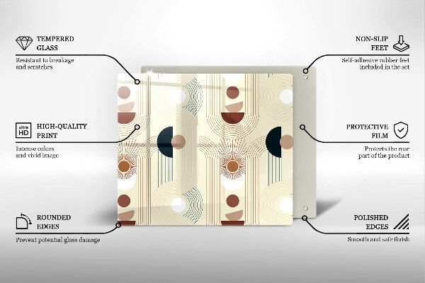 Deska kuchenna Geometria boho kształty