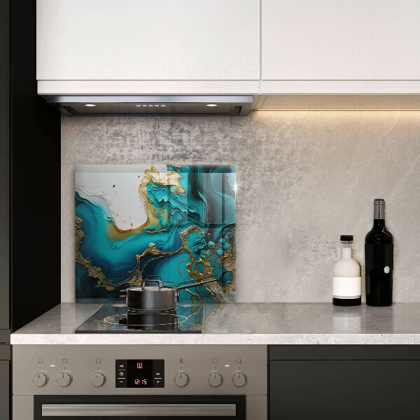 Deska do krojenia Turkusowa abstrakcja