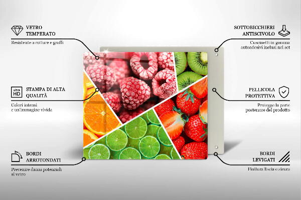 Deska do krojenia Kolorowe owoce
