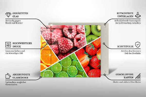 Deska do krojenia Kolorowe owoce