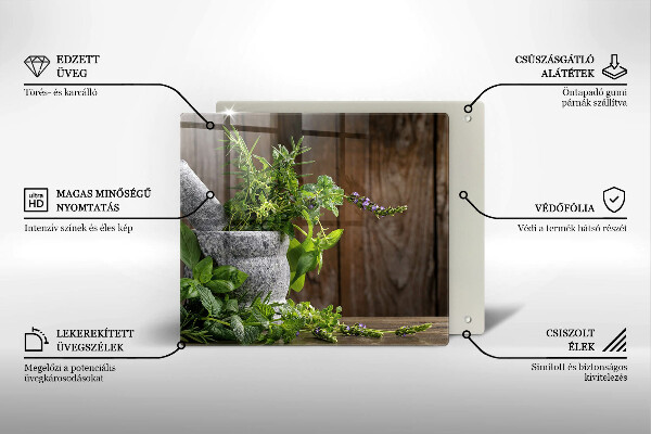 Deska do krojenia Zielone zioła