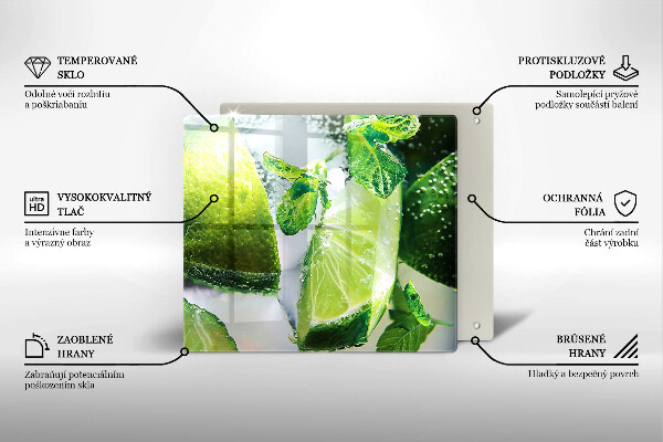 Deska do krojenia Woda z limonką i lodem