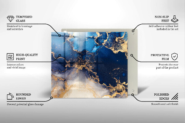 Deska do krojenia Marmurowa abstrakcja