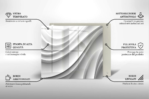 Deska do krojenia Linie geometryczne