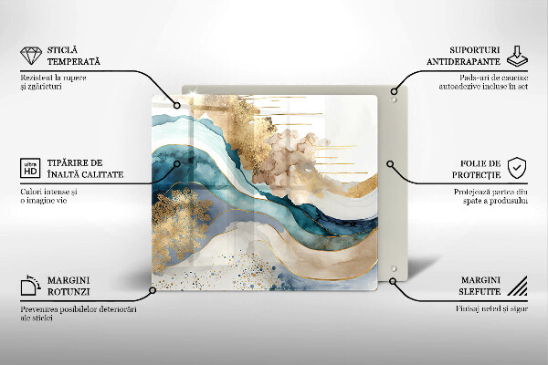 Deska do krojenia Kolorowy marmur