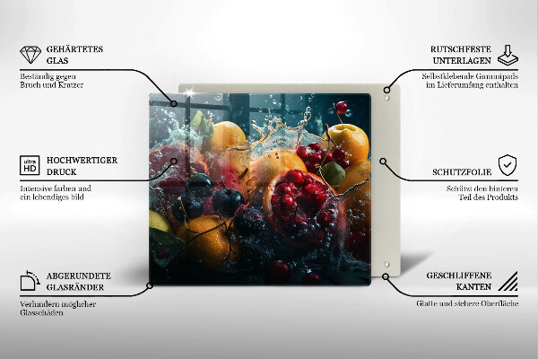 Deska do krojenia Owoce w wodzie