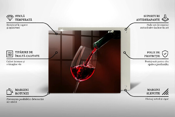 Deska do krojenia Kieliszek wina