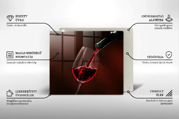Deska do krojenia Kieliszek wina