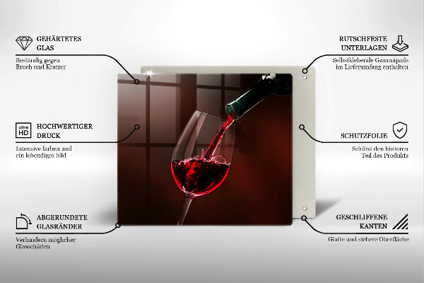 Deska do krojenia Kieliszek wina