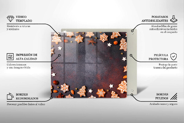 Deska do krojenia Pierniczki świąteczne